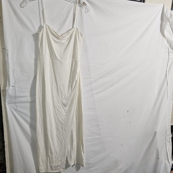 Aritzia Wilfred flight dress Sweetheart midi dress with slit - Picture 8 of 15